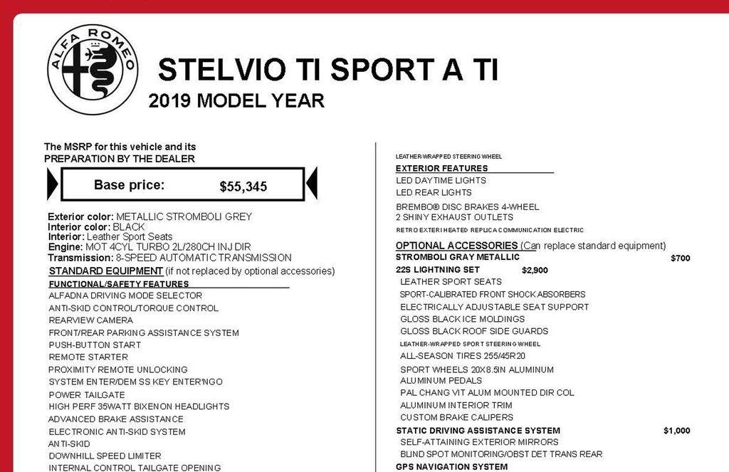 Alfa Romeo Stelvio Ti 2019