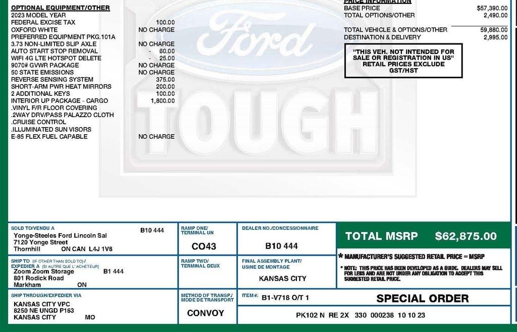 Ford Transit 250 Van 2023