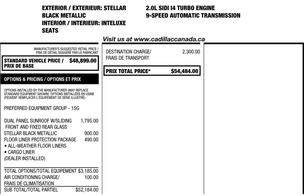Cadillac XT4 Sport AWD 2024