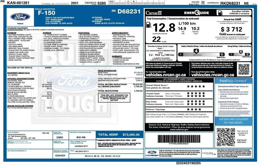 Ford F-150 XLT SuperCrew 4WD 2024
