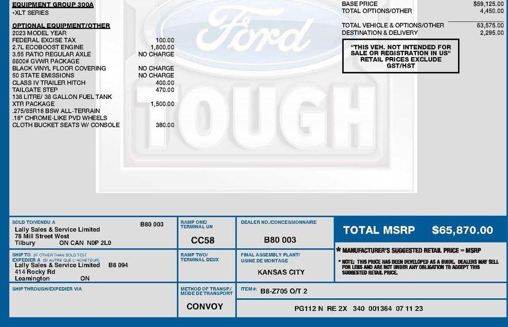 Ford F-150 XLT SuperCrew 5.5-ft. Bed 4WD 2023