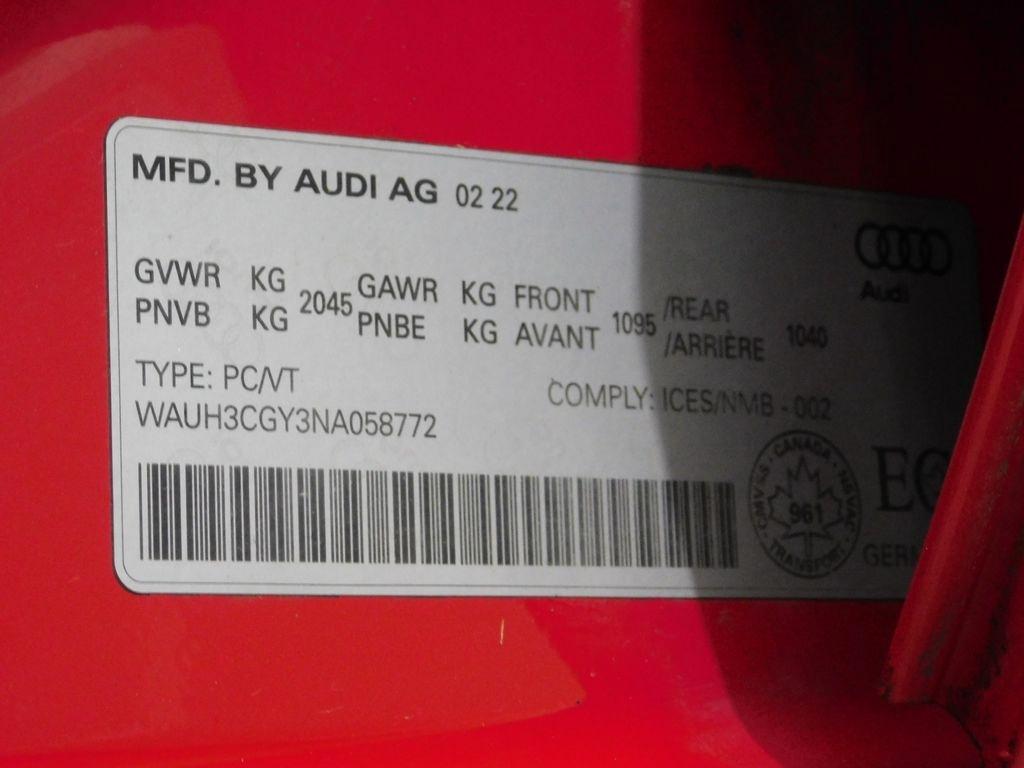 Audi S3 Premium Plus quattro 2022