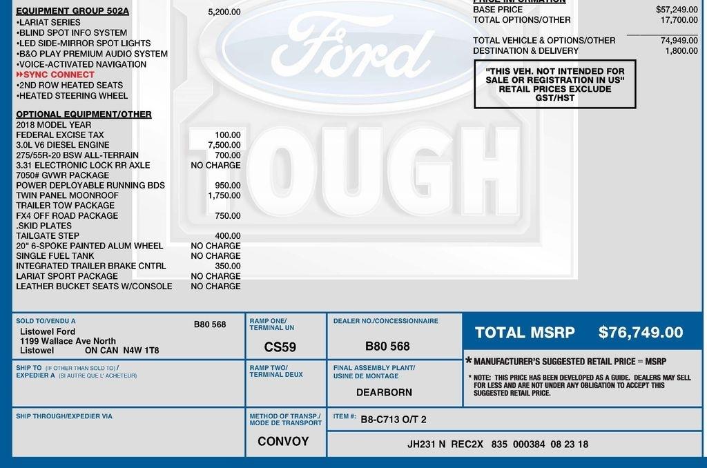 Ford F-150 Lariat SuperCrew 5.5-ft. Bed 4WD 2018
