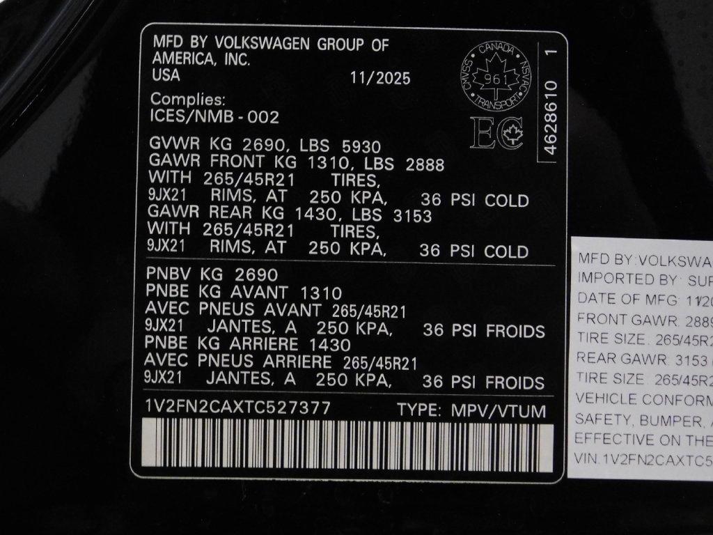 Volkswagen Atlas SEL Premium R-Line 4MOTION 2026