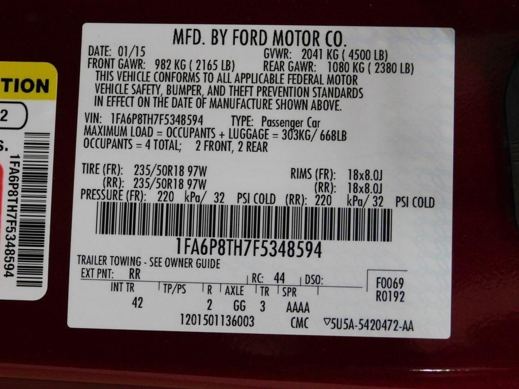 Ford Mustang EcoBoost Premium Coupe 2015