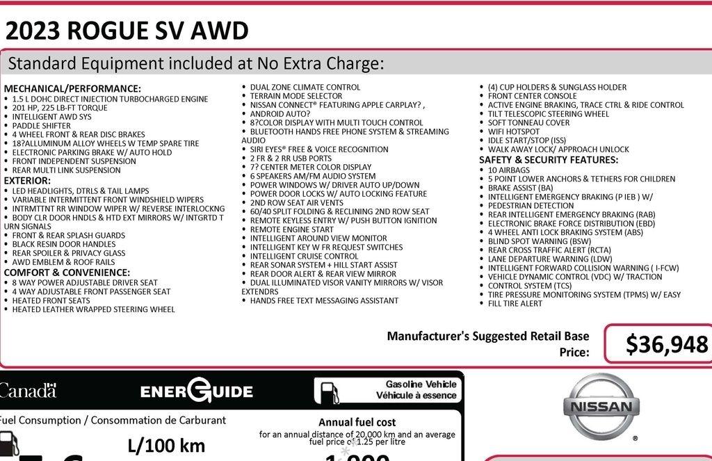 Nissan Rogue SV AWD 2023