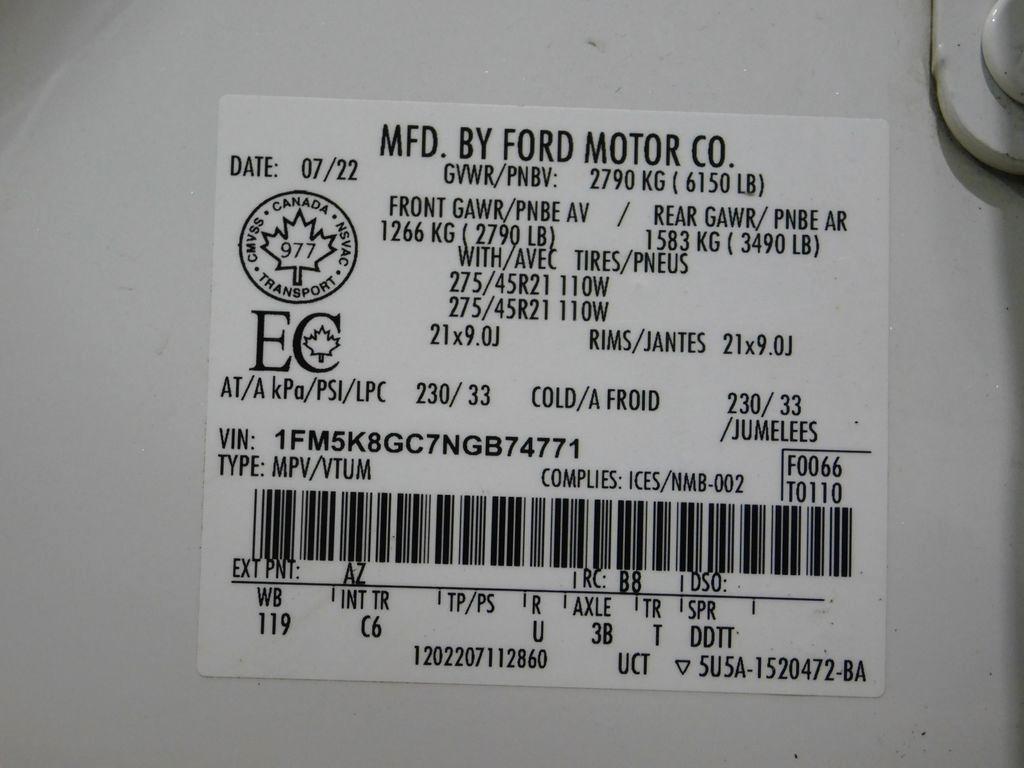 Ford Explorer ST AWD 2022