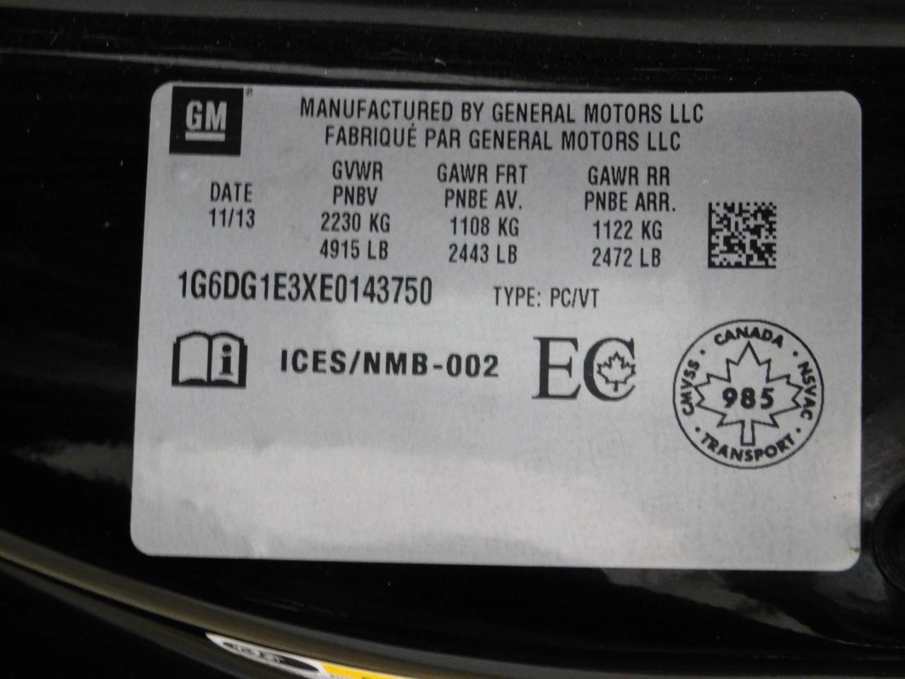 Cadillac CTS Coupe Performance AWD 2014