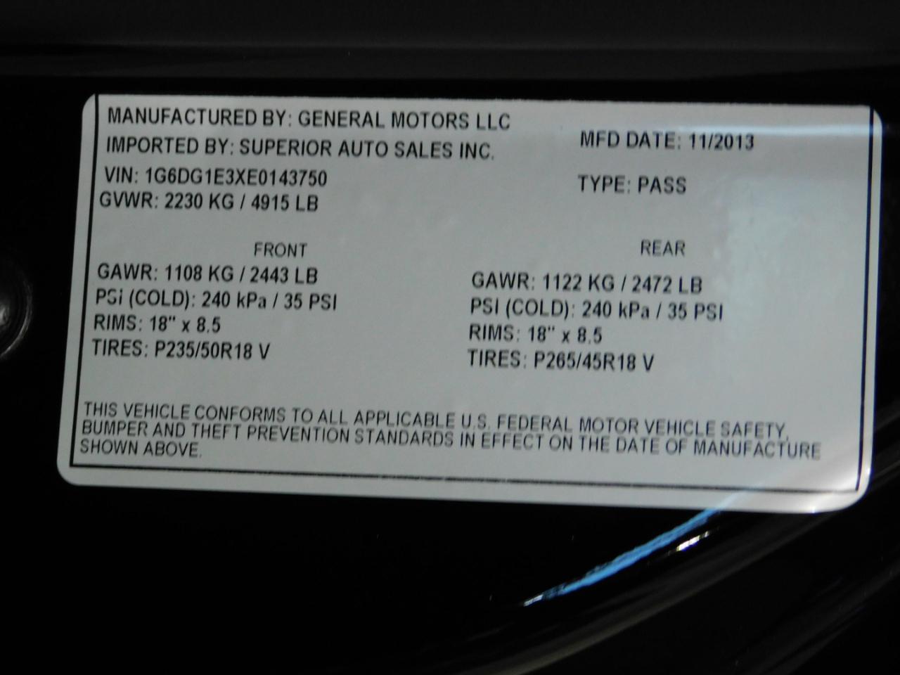 Cadillac CTS Coupe Performance AWD 2014