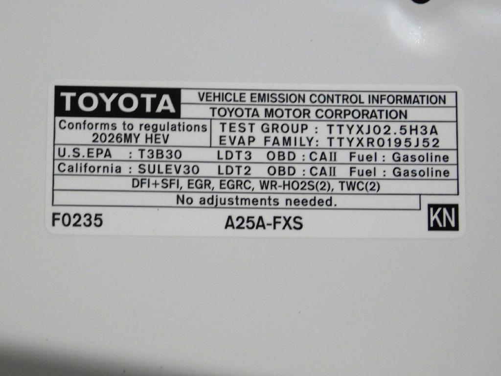 Toyota Sienna Unknown 2026