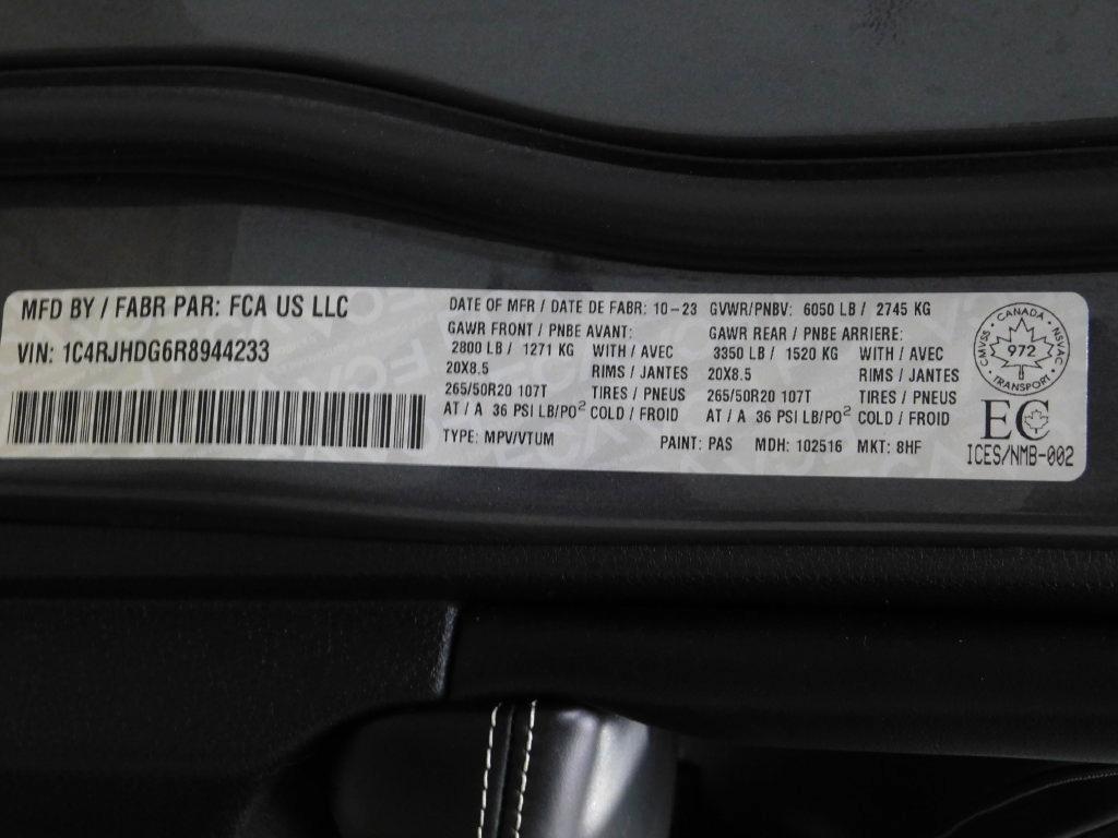 Jeep Grand Cherokee Overland 4WD 2024
