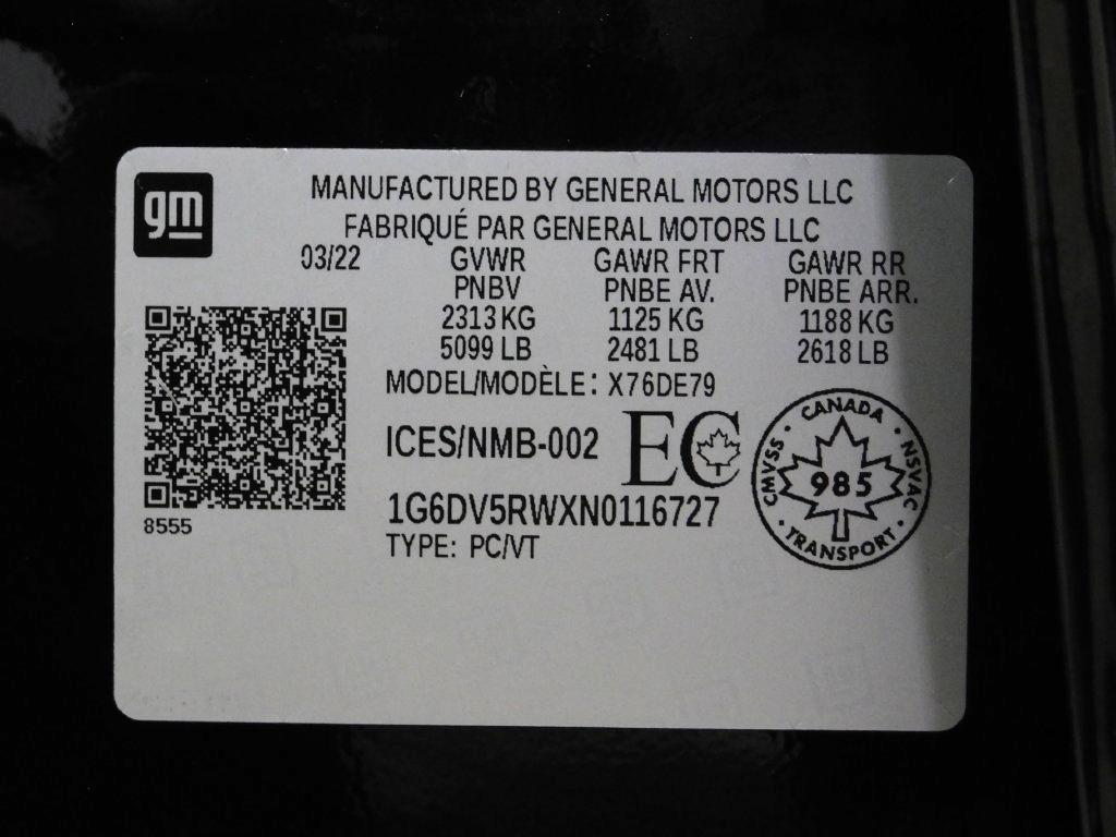 Cadillac CT5 V 2022