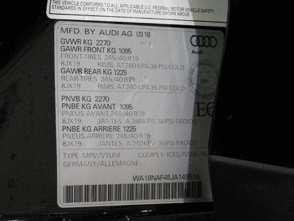 Audi allroad Premium Plus quattro 2018