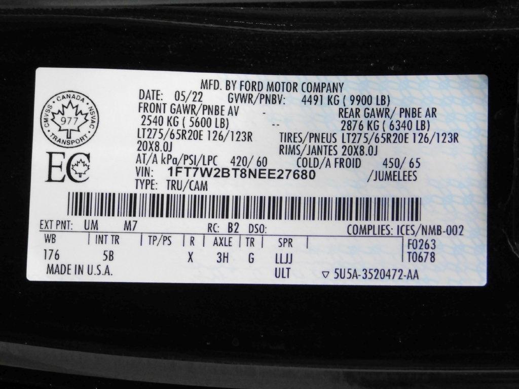 Ford F-250 SD Lariat Crew Cab 4WD 2022