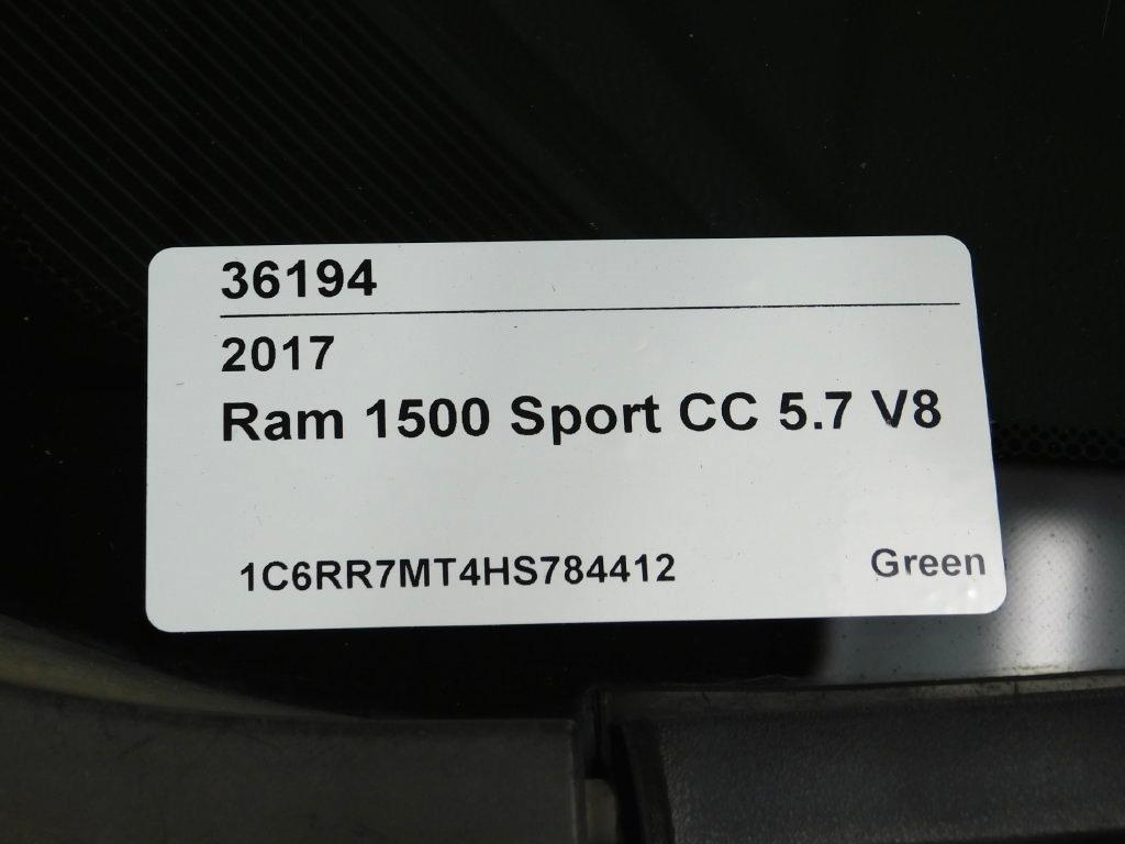 RAM 1500 Sport Crew Cab SWB 4WD 2017