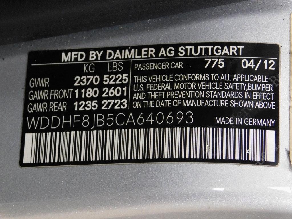 Mercedes-Benz E-Class E350 4MATIC Sedan 2012