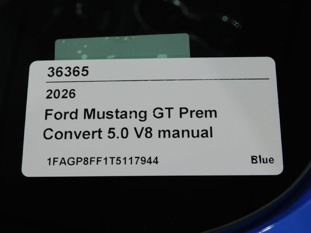 Ford Mustang GT Premium Convertible 2026