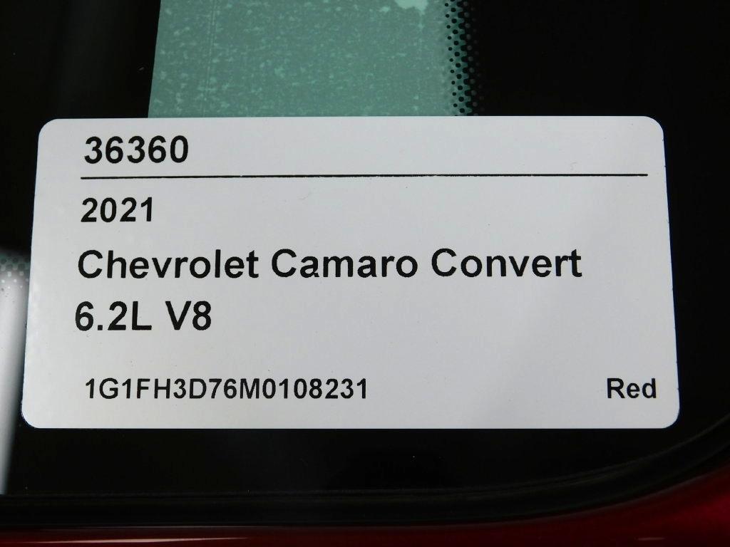 Chevrolet Camaro 2SS Convertible 2021