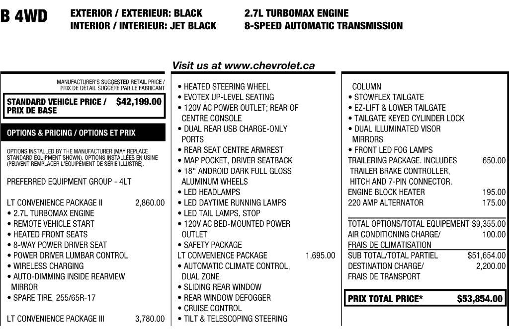 Chevrolet Colorado LT Crew Cab 4WD 2024