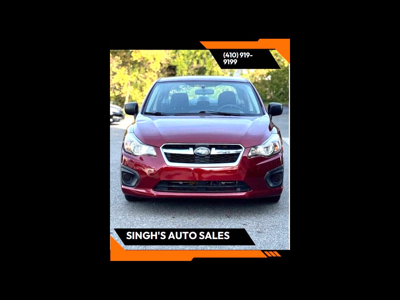 2012 Subaru Impreza Base 4-Door