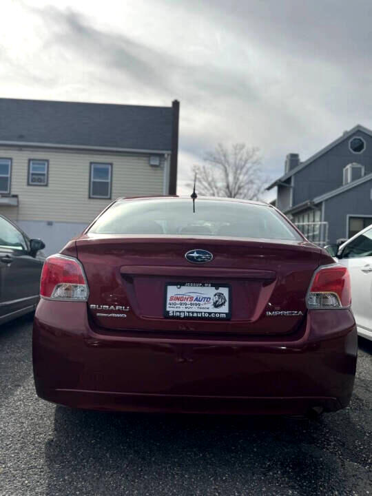 Subaru Impreza Base 4-Door 2012