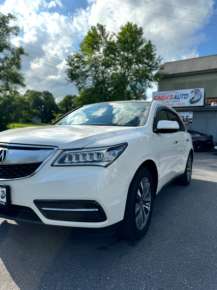 Acura MDX SH-AWD 9-Spd AT w/Tech Package 2016