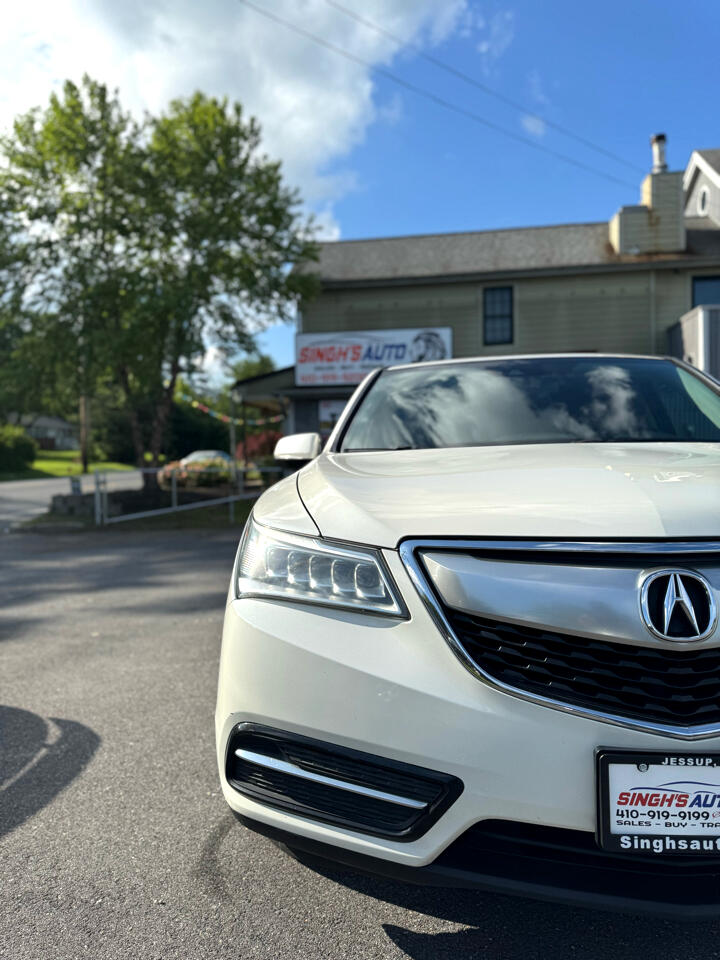 Acura MDX SH-AWD 9-Spd AT w/Tech Package 2016