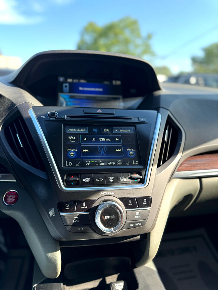 Acura MDX SH-AWD 9-Spd AT w/Tech Package 2016