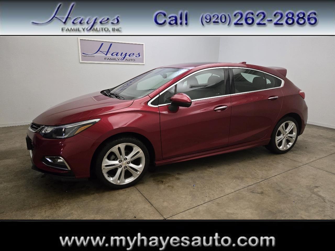 Chevrolet Cruze Premier Hatchback 2018