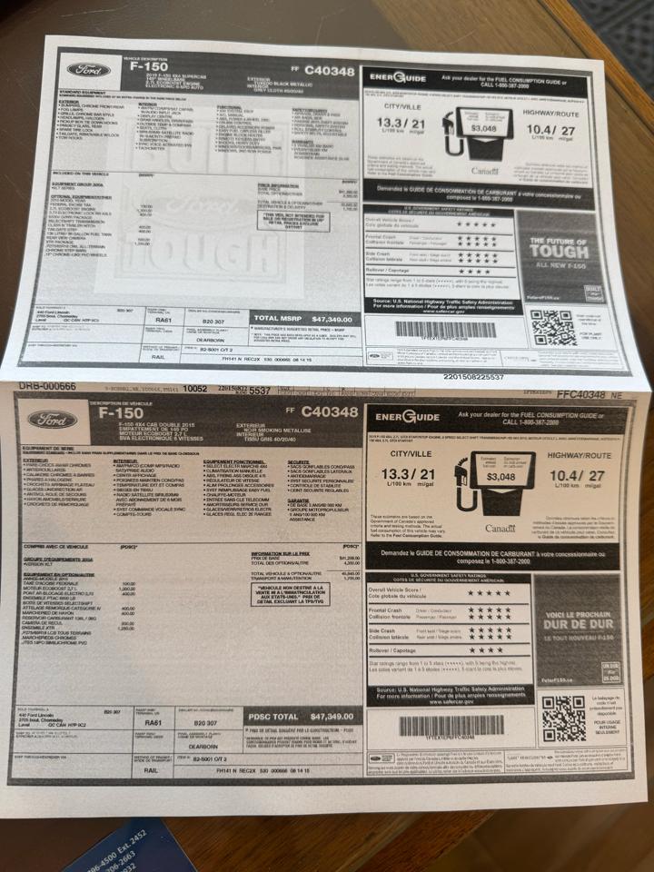 Ford F-150 XLT SuperCab 4WD 2015