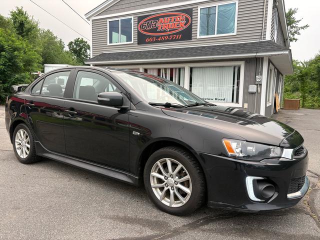 Black 2016 Mitsubishi Lancer Sedan Front-Wheel Drive Manual