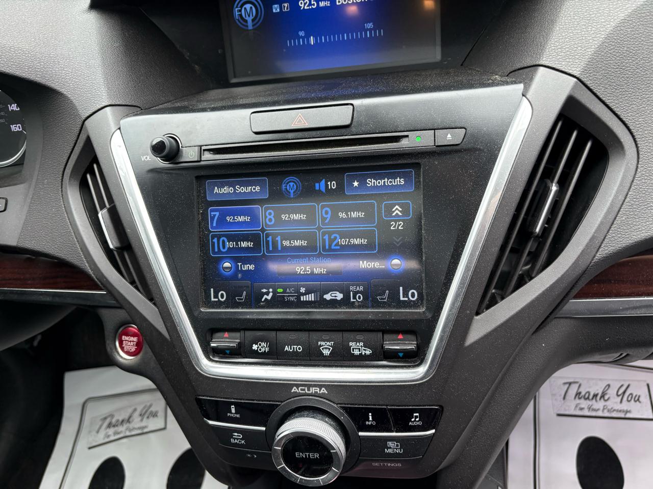 Acura MDX SH-AWD 6-Spd AT 2015