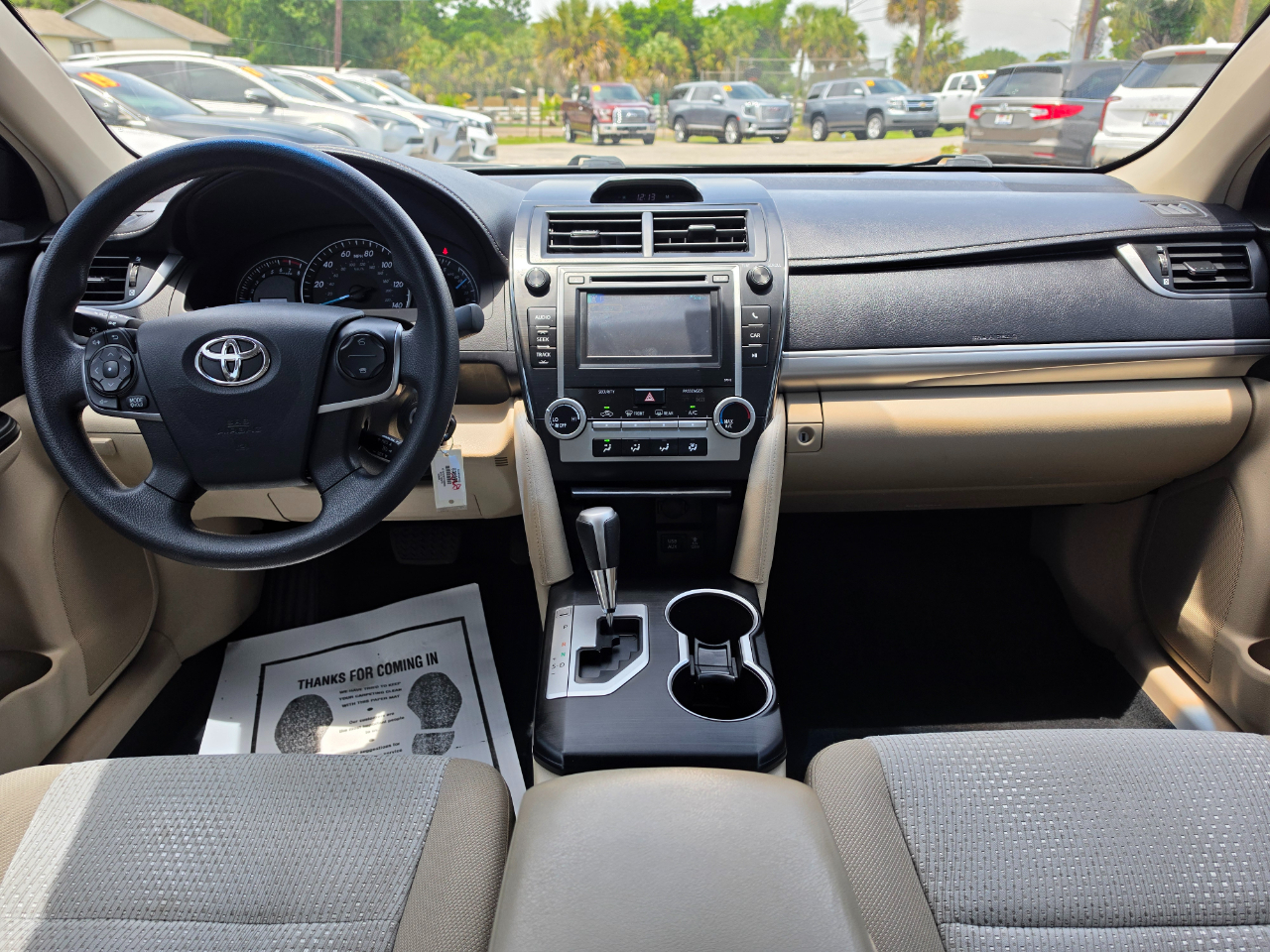 Toyota Camry 4dr Sdn I4 Auto L (Natl) 2012