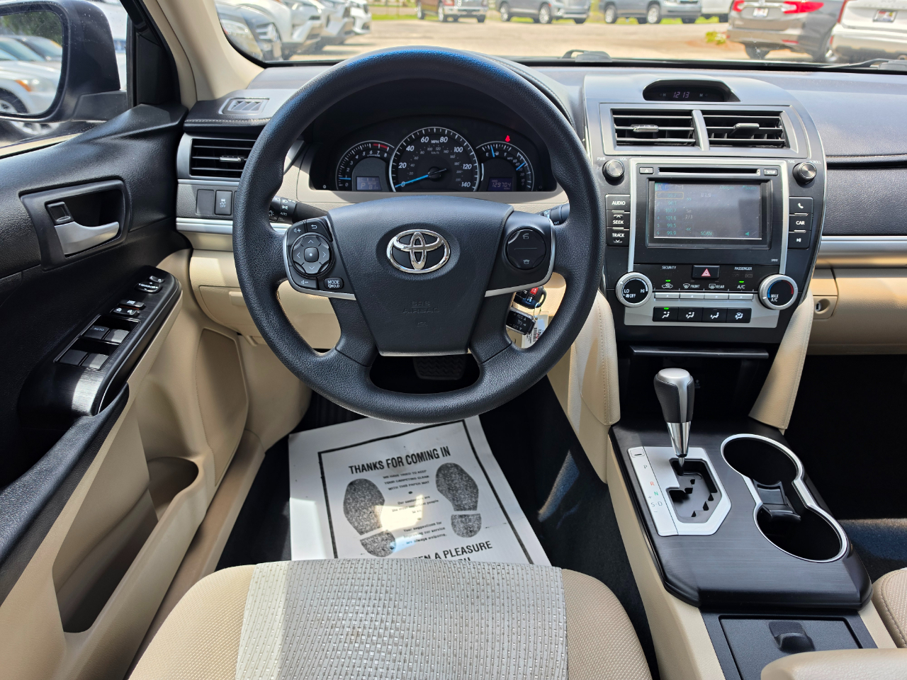 Toyota Camry 4dr Sdn I4 Auto L (Natl) 2012
