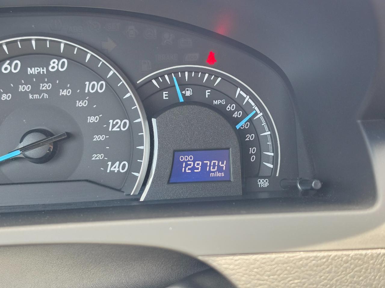 Toyota Camry 4dr Sdn I4 Auto L (Natl) 2012