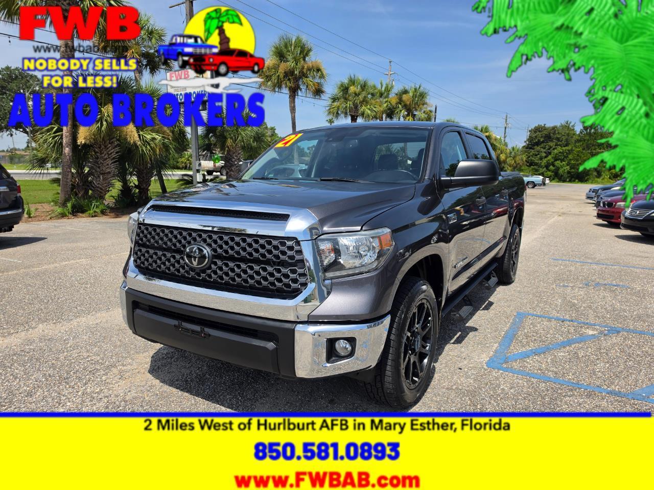 Toyota Tundra 2WD SR5 CrewMax 5.5' Bed 5.7L (Natl) 2021