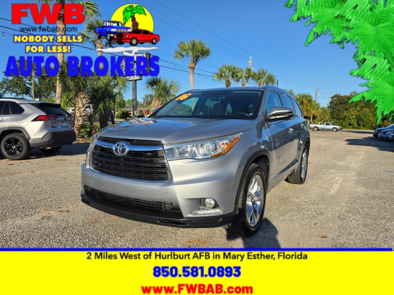 Toyota Highlander FWD 4dr V6 Limited (Natl) 2016