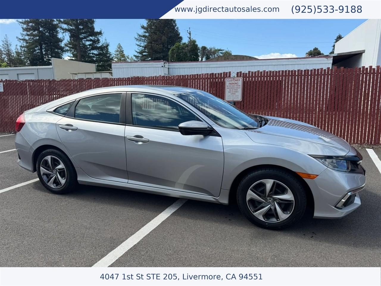 Honda Civic LX Honda Sensing Sedan CVT 2019