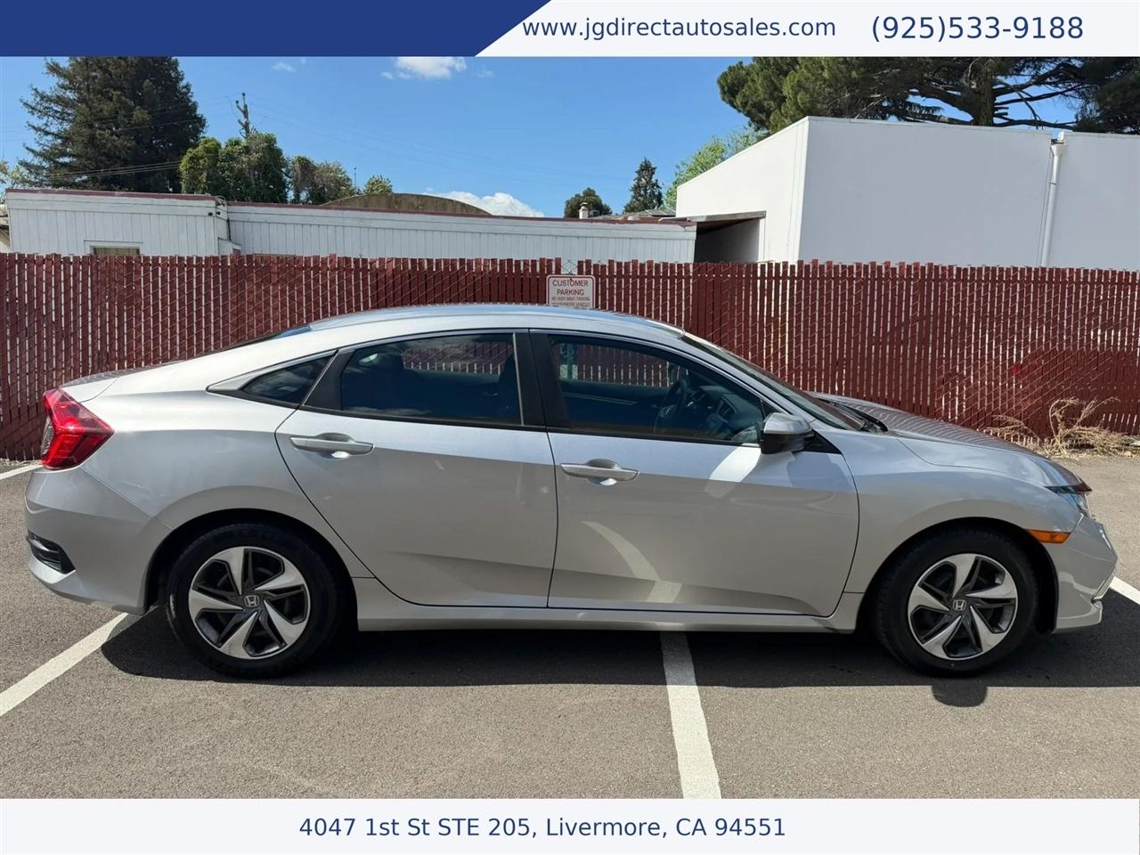 Honda Civic LX Honda Sensing Sedan CVT 2019