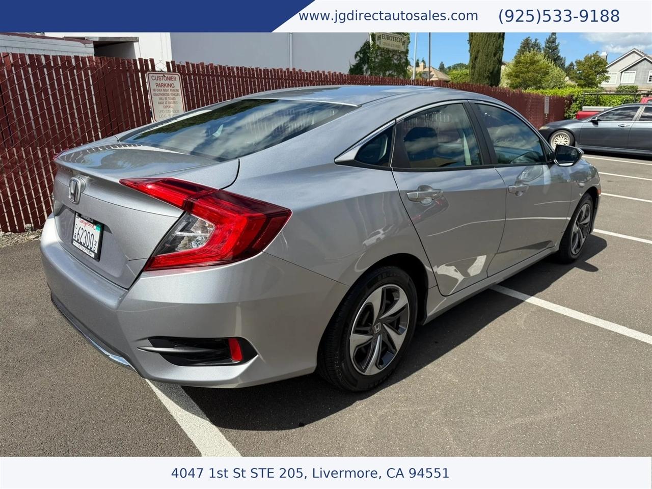 Honda Civic LX Honda Sensing Sedan CVT 2019