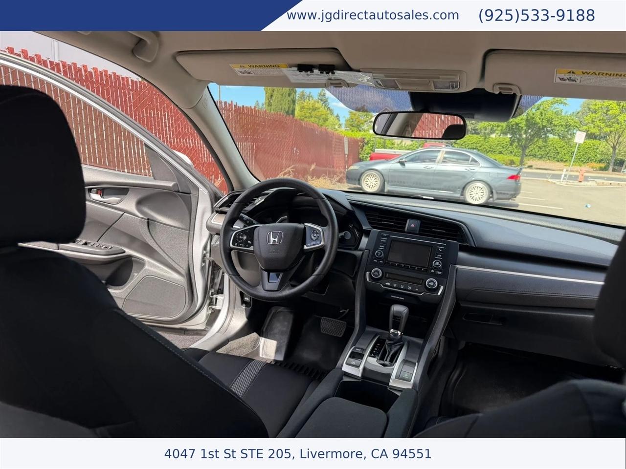 Honda Civic LX Honda Sensing Sedan CVT 2019