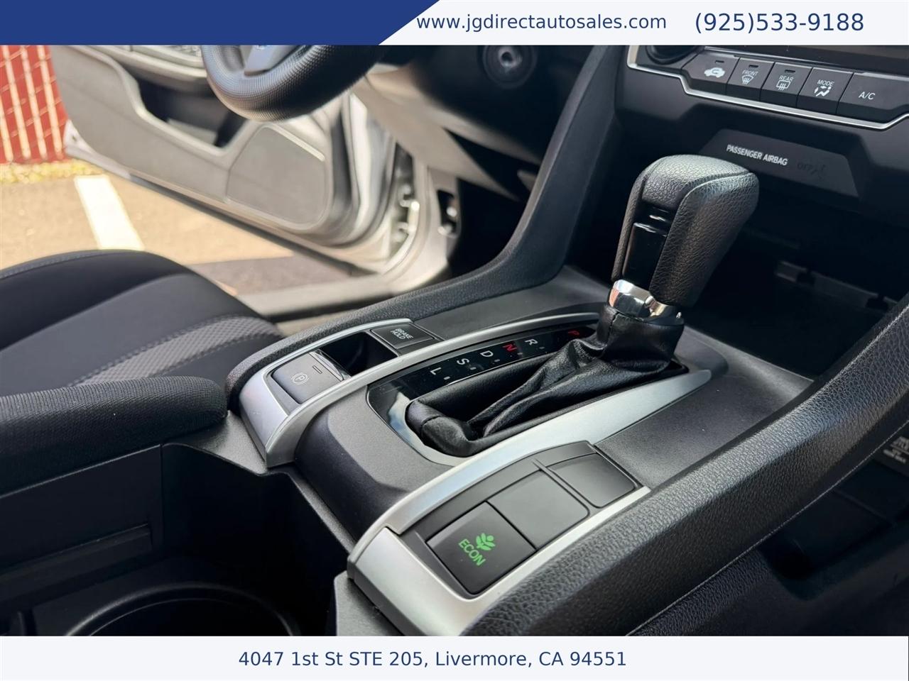 Honda Civic LX Honda Sensing Sedan CVT 2019
