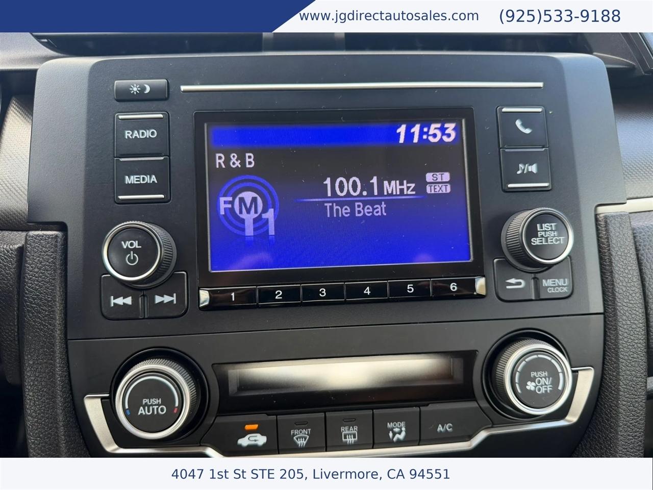 Honda Civic LX Honda Sensing Sedan CVT 2019