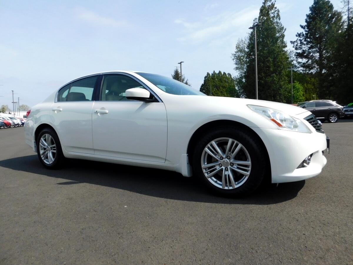 2012 Infiniti G Sedan G37X Sedan 4D