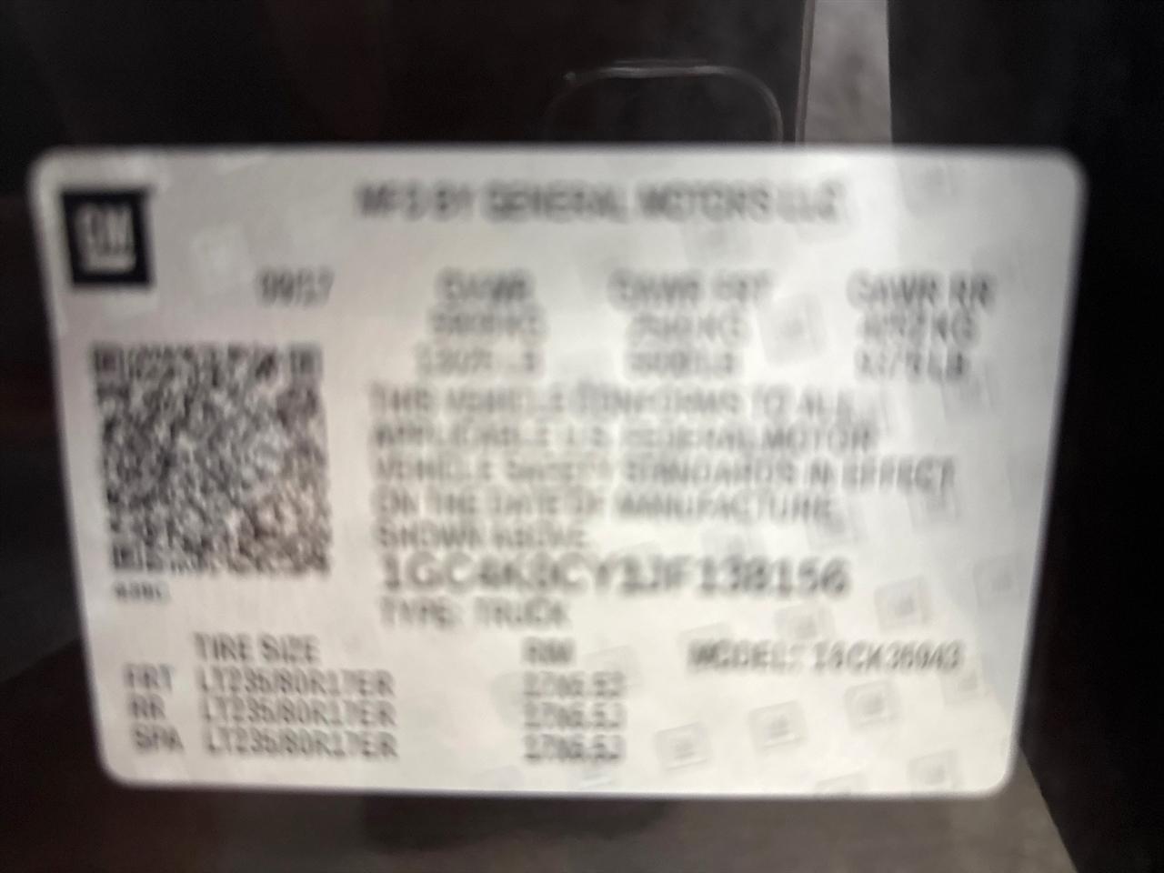 Chevrolet Silverado 3500HD LTZ Crew Cab 4WD 2018