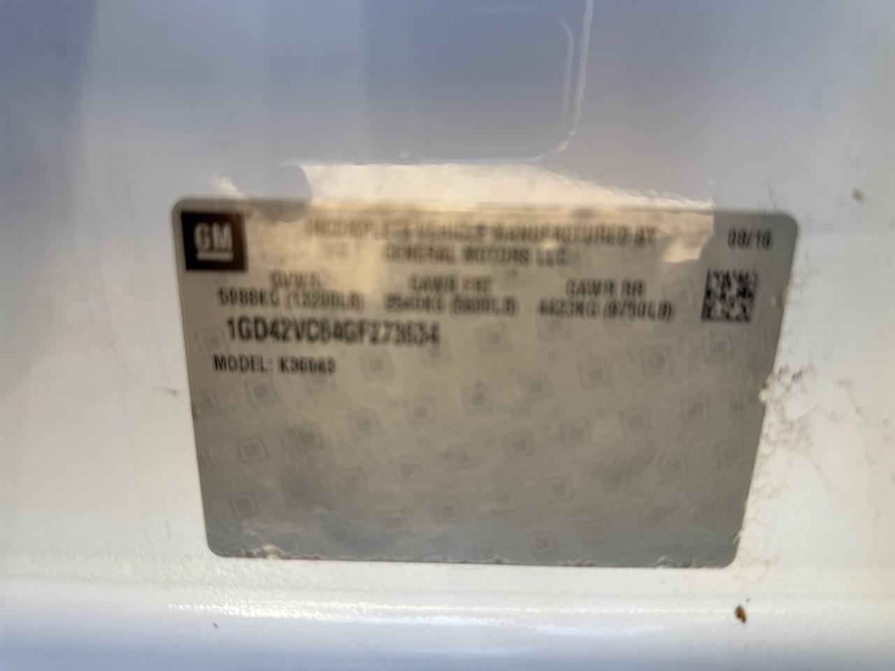 GMC Sierra 3500HD Base Crew Cab 4WD 2016