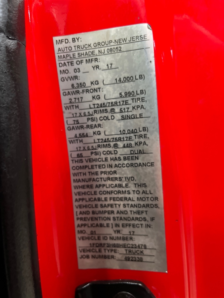 Ford F-350 SD XL DRW 4WD 2017