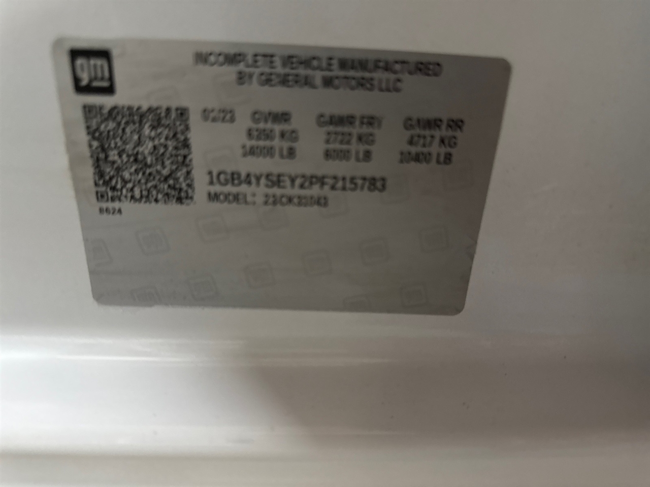 Chevrolet Silverado 3500HD Work Truck Crew Cab Long Box 4WD 2023