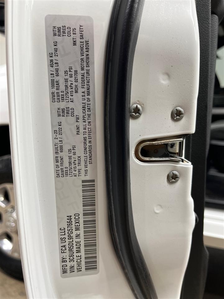 RAM 2500 Tradesman Crew Cab SWB 4WD 2023