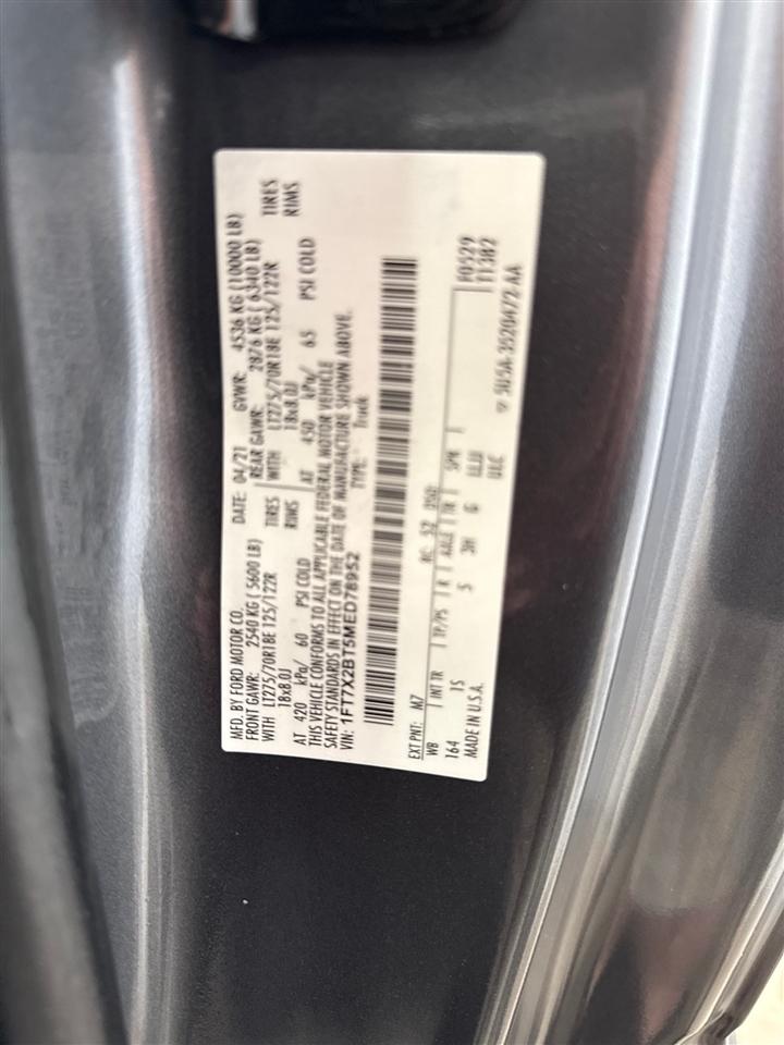 Ford F-250 SD XLT SuperCab 4WD 2021